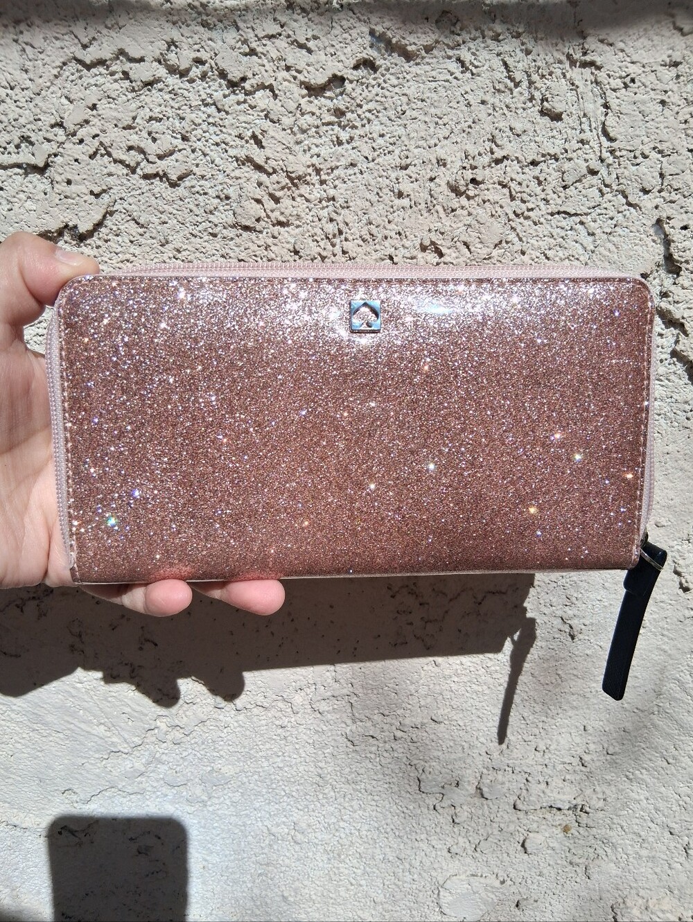 Kate Spade Glittery Long Zipper Wallet